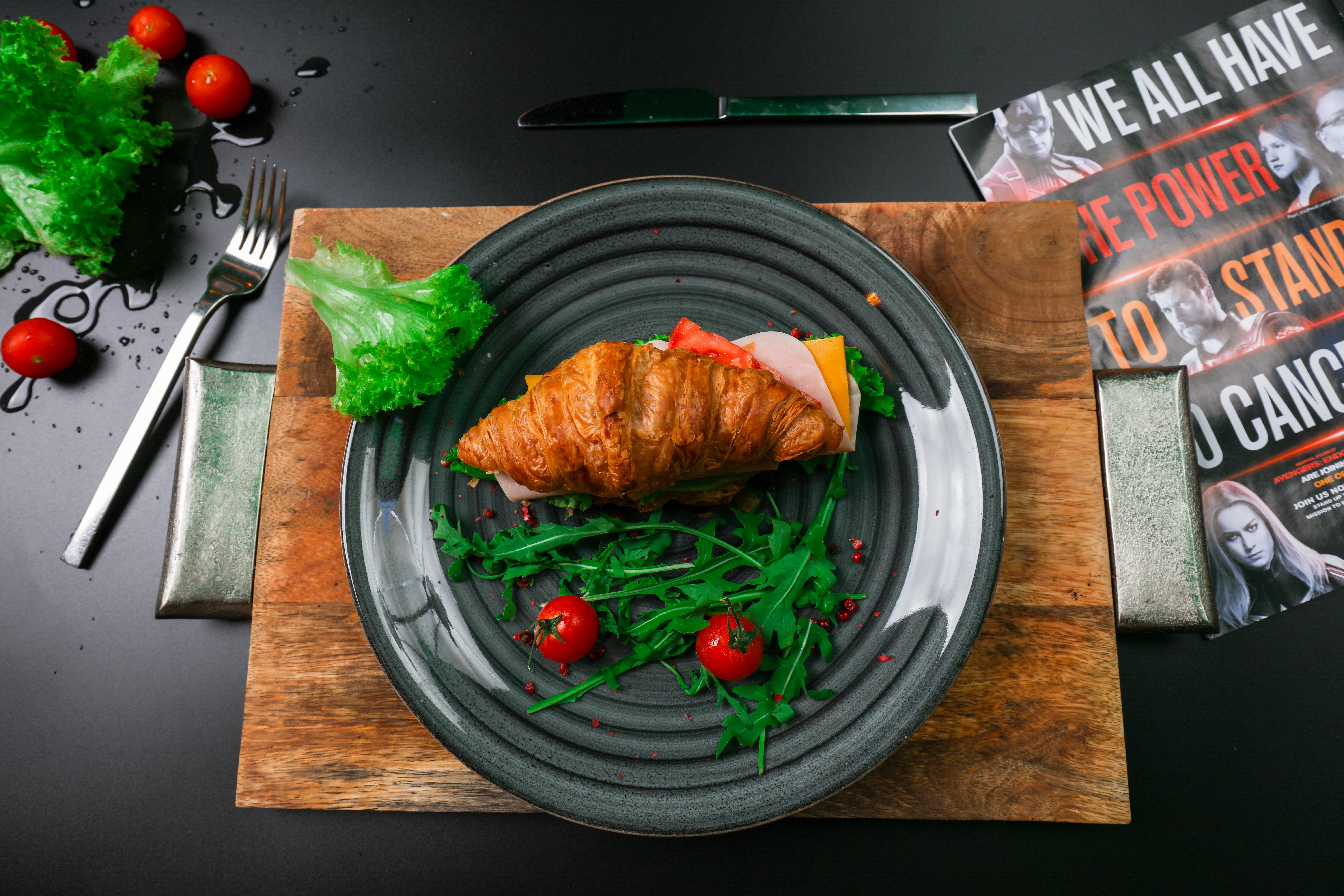 Kinkku-juusto croissant